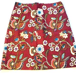 Ann Taylor, LOFT, Size 0P, floral skirt